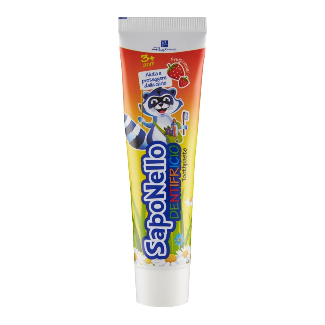 Зубна паста для дітей Saponello Полуниця