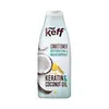 Кондиціонер для ослабленого та ламкого волосся Keff Keratin, Coconut oil з кератином та кокосовою олією, 500 мл