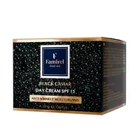 Зволожувальний денний крем проти зморшок Famirel з чорною ікрою Black Caviar SPF 15, 50 мл, изображение 2