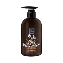 Гель-шампунь для чоловіків Famirel Wonder Nature Iced Coffee 3 в 1 для тіла, обличчя та волосся Холодна кава, 500 мл
