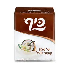 Мило Ваніль-Кокос Keff Solid Soapless Soap Coconut - Vanila для чутливої шкіри 4*100 г