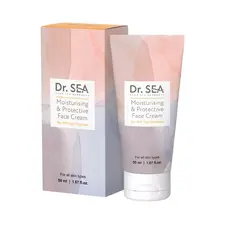 Зволожувальний і захисний крем для обличчя Dr.Sea SPF30, 50 мл