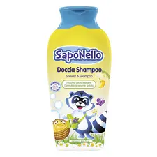 Дитячий шампунь та гель для душу Saponello Банан, 250 мл
