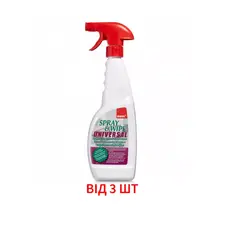 Засіб для загального прибирання Sano Universal Spray & Wipe 750 мл, 3 шт