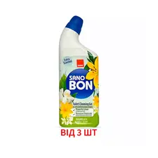 Гель для чищення унітазів Sano Sanobon Gel Magnolia, 750 мл, 3 шт