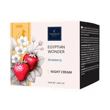 Нічний крем Famirel Egyptian Wonder Strawberry Полуниця, 50 мл