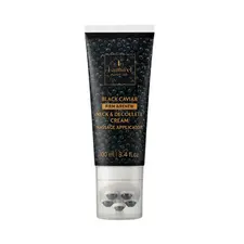 Крем для шиї та декольте з масажним аплікатором Famirel Black Caviar «Пружність і Оновлення», 100 мл