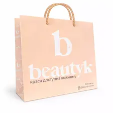 Пакет подарочный бумажный BEAUTYK - 30 х 27 х 10