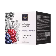 Денний крем Famirel Japanese Wonder Blueberry & Wineberry Чорниця і Винна ягода «Відновлення» SPF 20, 50 мл