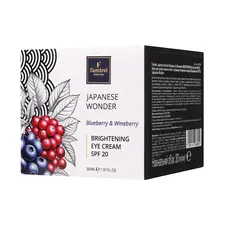 Освітлювальний крем для шкіри навколо очей Famirel Japanese Wonder Blueberry & Wineberry Чорниця і Винна ягода «Відновлення» SPF 20, 30 мл