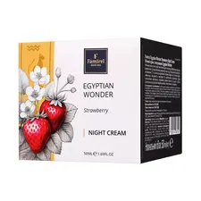 Нічний крем Famirel Egyptian Wonder Strawberry Полуниця &laquo;Сяйво та рівний тон шкіри&raquo;, 50 мл