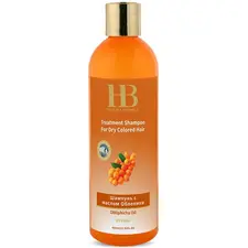 Шампунь для сухого та фарбованого волосся з маслом обліпихи Health and Beauty, 400 мл