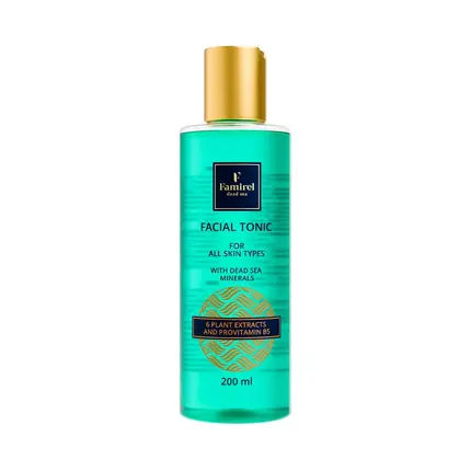 Тонік для всіх типів шкіри обличчя Famirel Facial Tonic For All Skin Types With Dead Sea Minerals, 200 мл