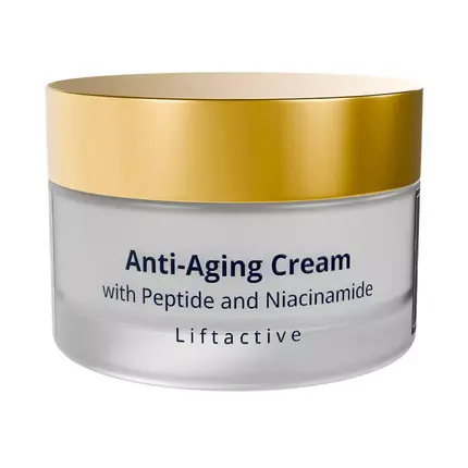 Антивіковий крем для обличчя з пептидами та ніацинамідом Famirel Anti-Aging Cream Liftactive With Peptide & Niacinamide, 50 мл, изображение 2