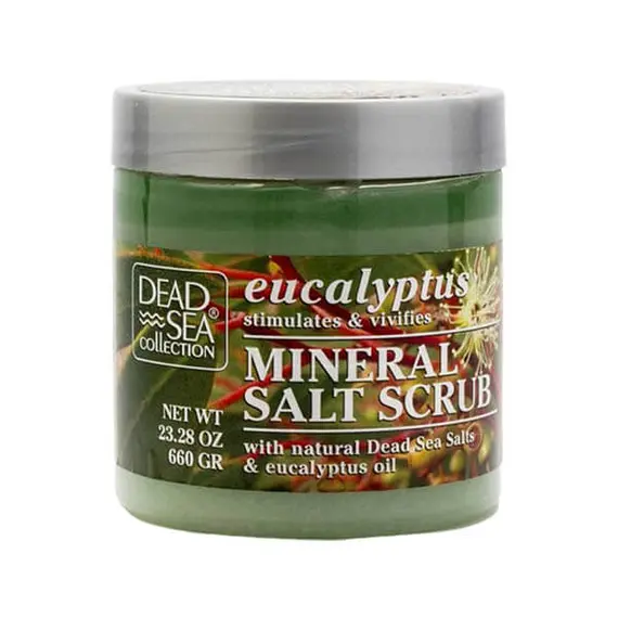 Сольовий скраб Dead Sea Collection з олією евкаліпта та мінералами Мертвого моря, 660 мл (830668003460)