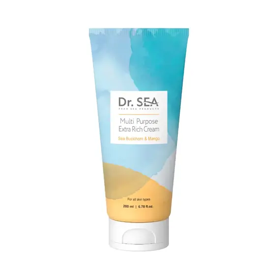 Мультифункціональний крем для тіла Dr.Sea Extra rich з обліпихою та манго, 200 мл (7293720020332)