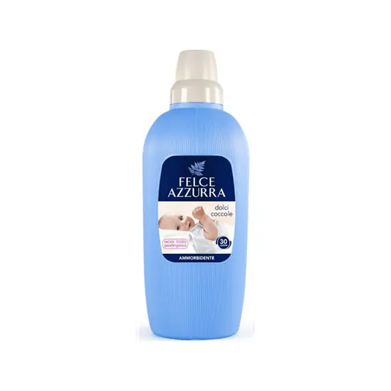Пом'якшувач для тканин Felce Azzurra Dolci Coccole для чутливої шкіри 30 прань, 2000 мл (8001280030116)