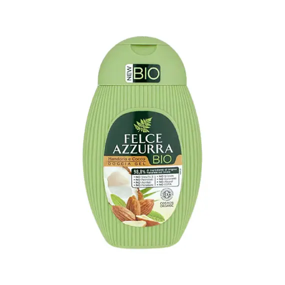 Гель для душу Мигдаль і кокос Felce Azzurra Bio Almond and Coconut (4690471027291)