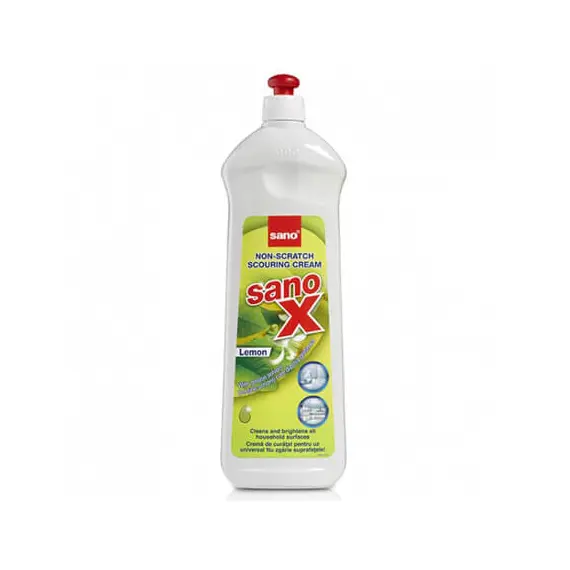 Універсальний крем для чищення Sano X Cream Lemon без хлору 1 л (7290000286563)