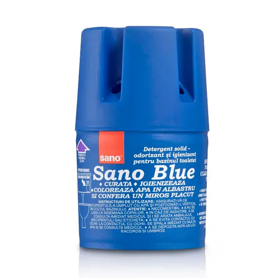 Бачок для мытья унитаза Sano Blue Flash, 150 г (7290000287607)