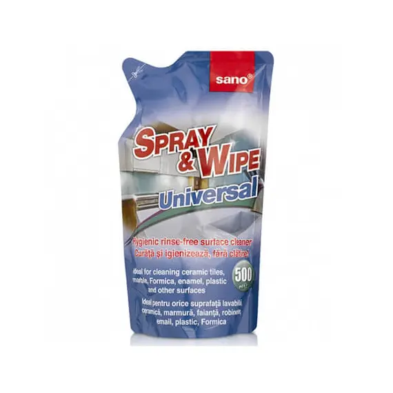 Засіб для загального прибирання Sano Universal Spray & Wipe 500 мл (7290000292427)