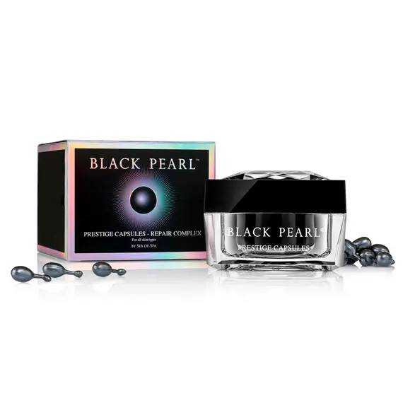 Перлинні капсули омолоджують 45+ для обличчя Sea of Spa Black Pearl 40шт (7290012509957)