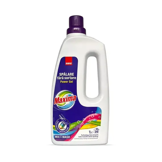 Концентрований гель для прання Sano Mix & Wash, 1 л (7290102990313)