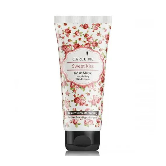 Крем для рук Careline Sweet Kiss Мускус та Роза 100 мл (7290102992423)