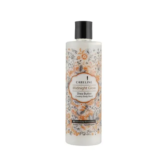 Гель для душу з ароматом масла Ши Careline Midnight Glow Shea Butter Creamy Body Wash 525ml (7290102992355)
