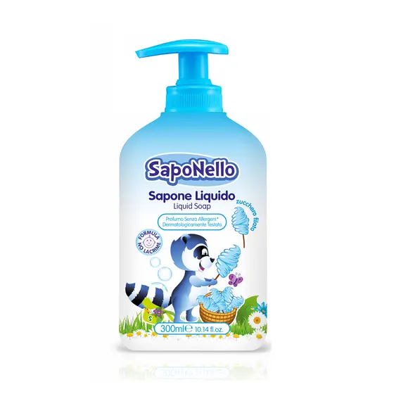 Дитяче рідке мило Saponello Солодка вата (8001280013584)