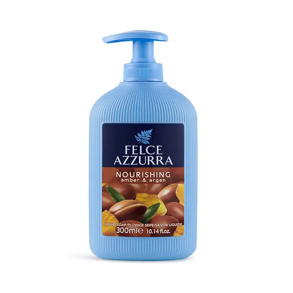 Рідке мило Felce Azzurra Nutriente Amber & Argan Янтар та Аргана, 300 мл (8001280024245)