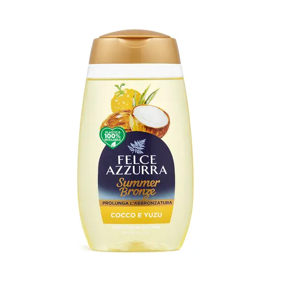 Гель для душу Felce Azzurra Summer Bronze Кокос та Юдзу, 250 мл (4690471027314)