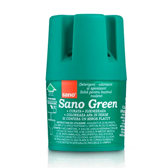 Бачок для мытья унитаза Sano Green 150 г (7290010935833)