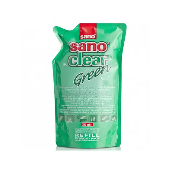 Засіб для миття скла Sano Green 750 мл (7290102990573)