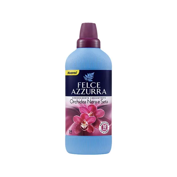 Концентрований пом'якшувач для білизни Felce Azzurra Orchidea Nera e Seta 24 прання, 600 мл (8001280030956)