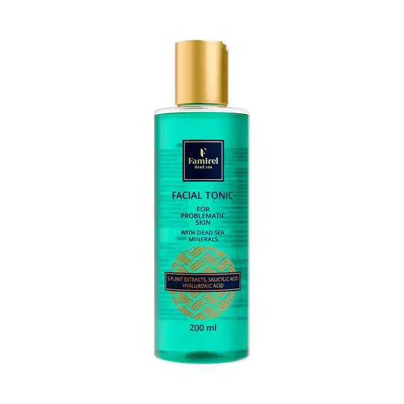 Тоник для проблемной кожи лица Famirel Facial Tonic For Problematic Skin With Dead Sea Minerals, 200 мл