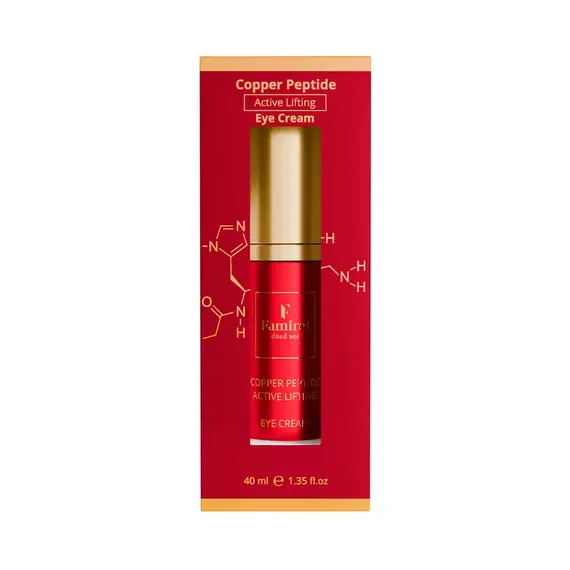 Крем ліфтинг-актив для шкіри навколо очей із пептидами Famirel Copper Peptide Lifting Eye Cream, 40 мл, изображение 3