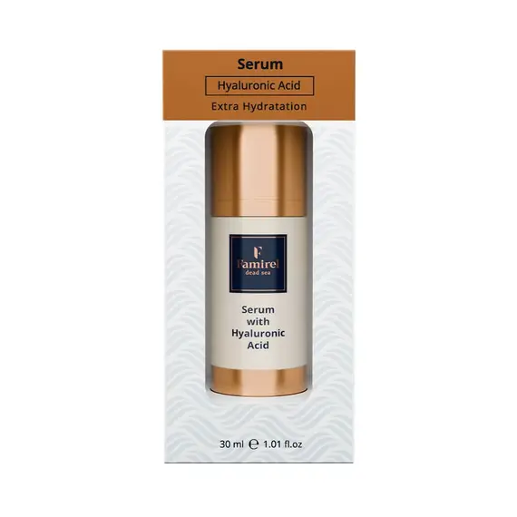 Сироватка для обличчя з гіалуроновою кислотою Famirel Hyaluronic Acid Extra Hydration Serum, 30 мл, изображение 3