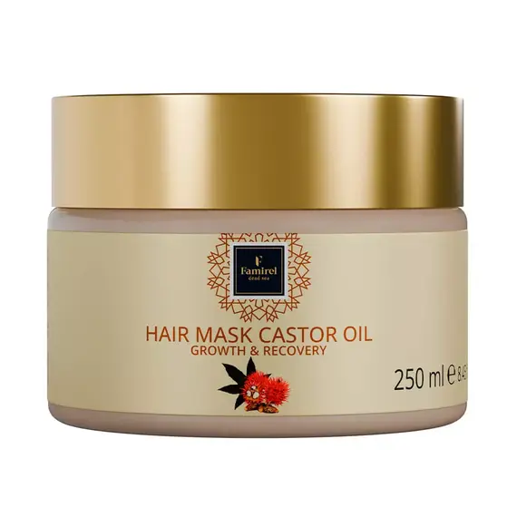 Маска для волосся з рициновою олією Famirel Hair Mask Castor Oil, 250 мл