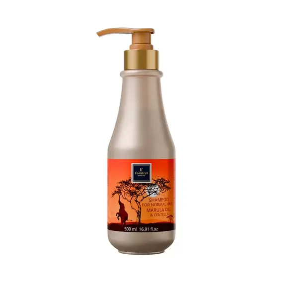 Шампунь для нормальных волос с центеллой Famirel Marula Shampoo, 500 мл
