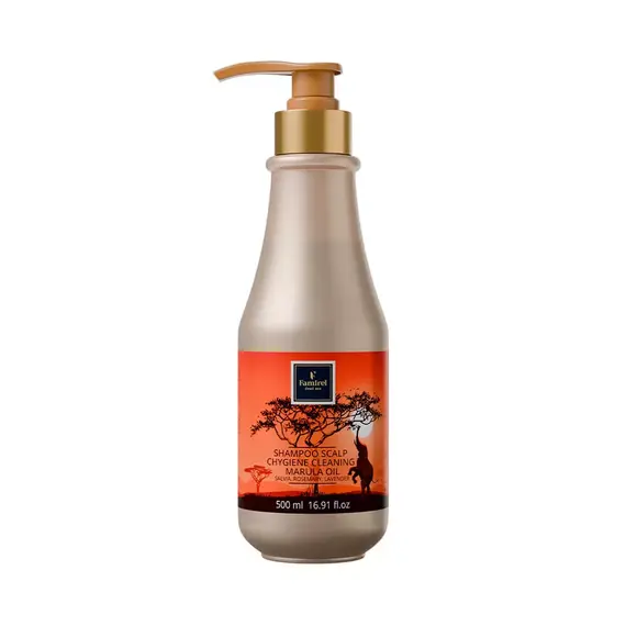 Шампунь для волос с шалфеем, розмарином и лавандой Famirel Marula Shampoo, 500 мл