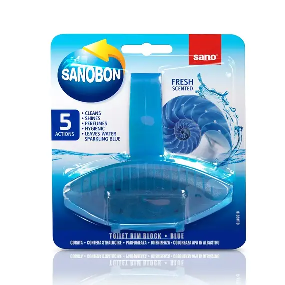 Засіб для миття унітазу SANOBON BLUE 55 гр. Sano (7290000287478)