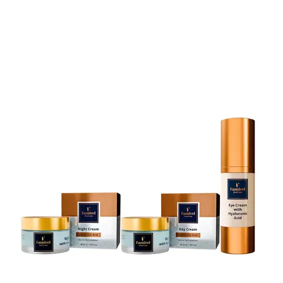 Famirel Hyaluronic Hydration 24/7 — глибоке зволоження день і ніч (085359, 084918, 085366)