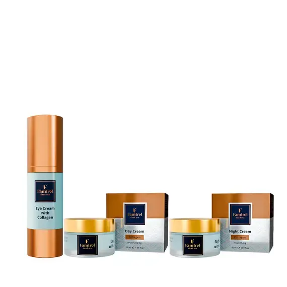Famirel Collagen Series — Пружність та зволоження 24/7 (085618, 085601, 085595)