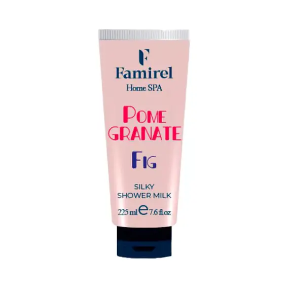 Молочко для душу "Fig & Pomegranate" Famirel Home Spa Shower Milk, 225 мл, изображение 3