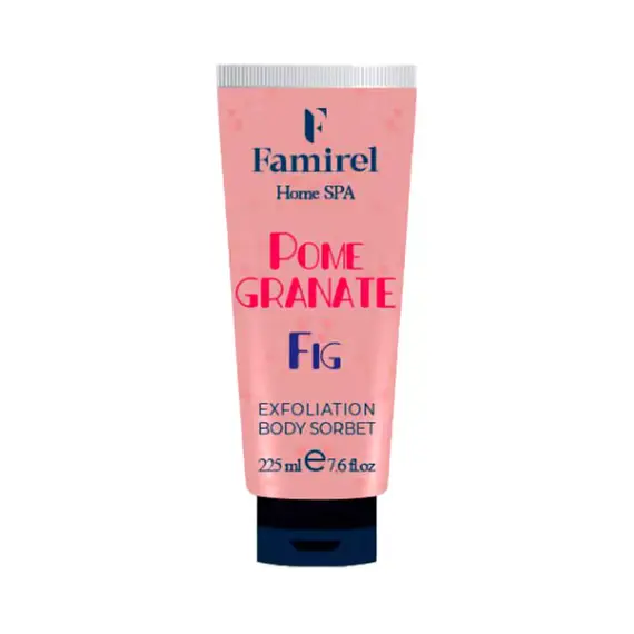 Відлущувальний сорбет для тіла "Fig & Pomegranate" Famirel Home Spa Body Sorbet, 225 мл, изображение 3