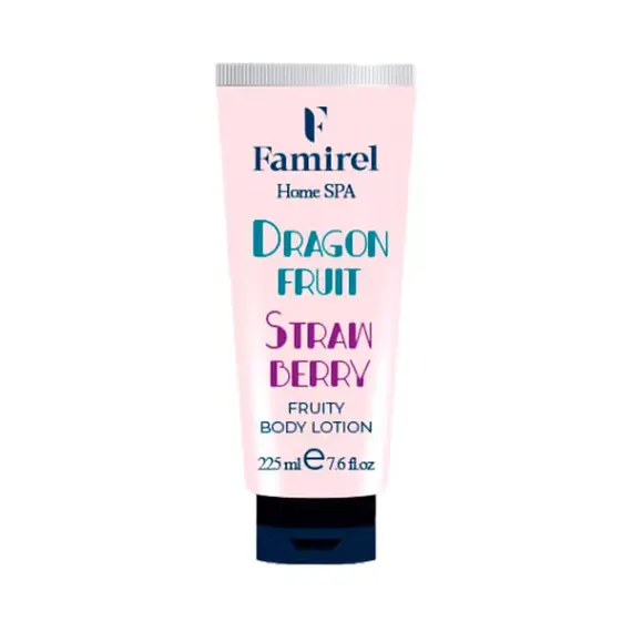 Лосьйон для тіла "Dragon Fruit & Strawberry" Famirel Home Spa Body Lotion, 225 мл, изображение 2