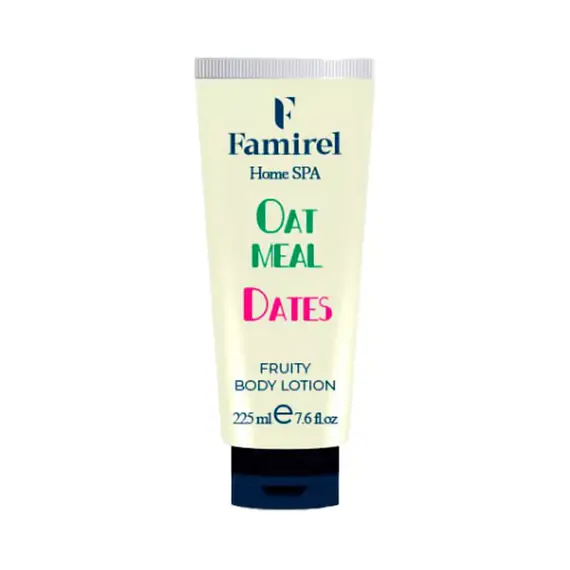 Лосьйон для тіла "Oatmeal & Dates" Famirel Home Spa Body Lotion, 225 мл, изображение 3