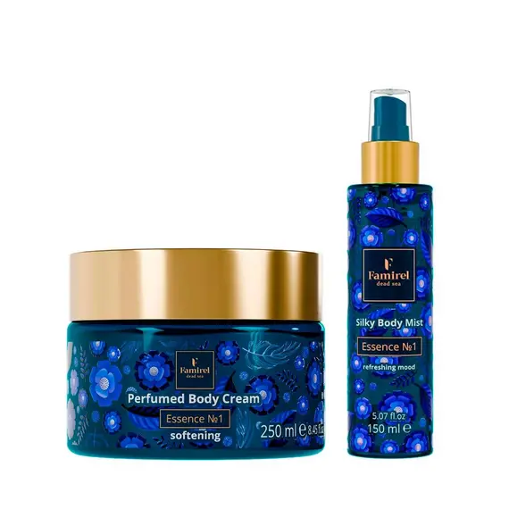 Подарунковий набір парфумований крем, міст для тіла Famirel Silky Essence №1 (085397, 085540)