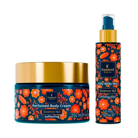 Подарунковий набір парфумований крем, міст для тіла Famirel Essence №3 (085410, 085564)
